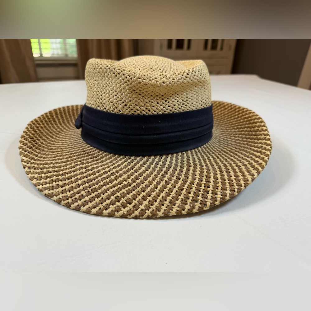 Vintage Nascar 100% paper straw hat, one size, ISC - Picture 3 of 12